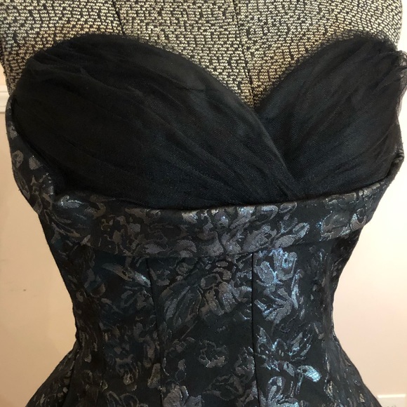 Masquerade Brand Black Flirty Prom Hoco Dress - Picture 3 of 7